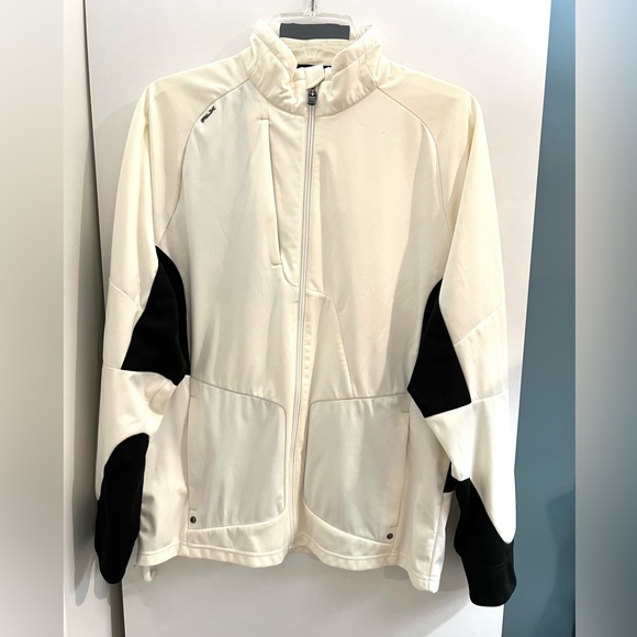 RLX Ralph Lauren Other - Ralph Lauren RLX Men's White Black Long Sleeve Zip Golf Jacket Size Medium